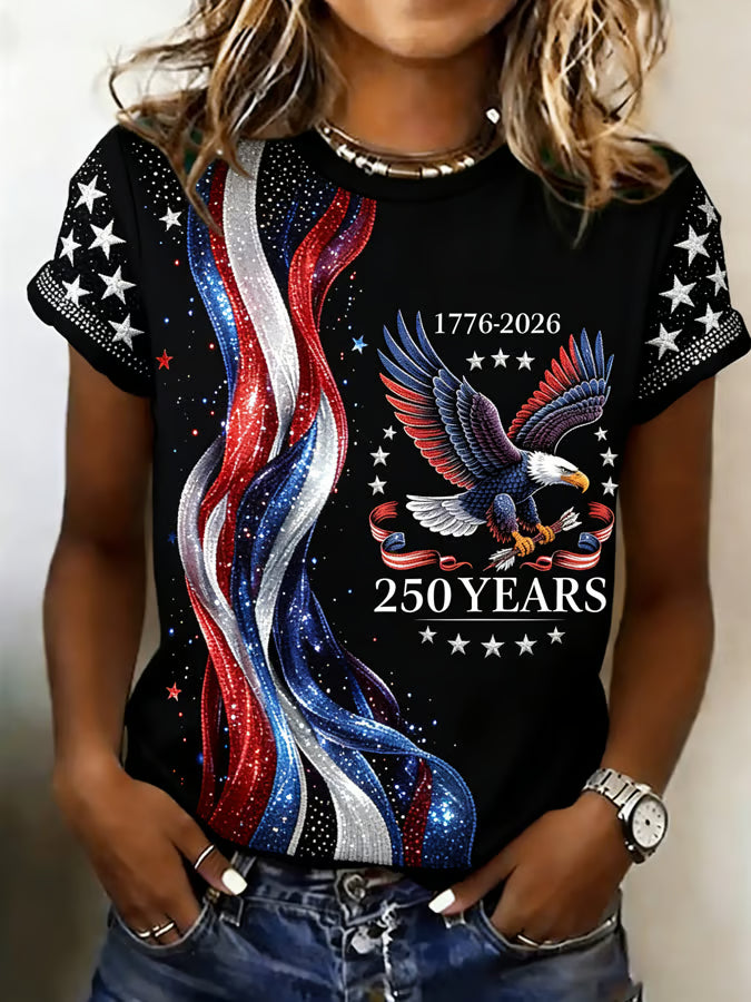 Women's American 250th Print T-Shirt