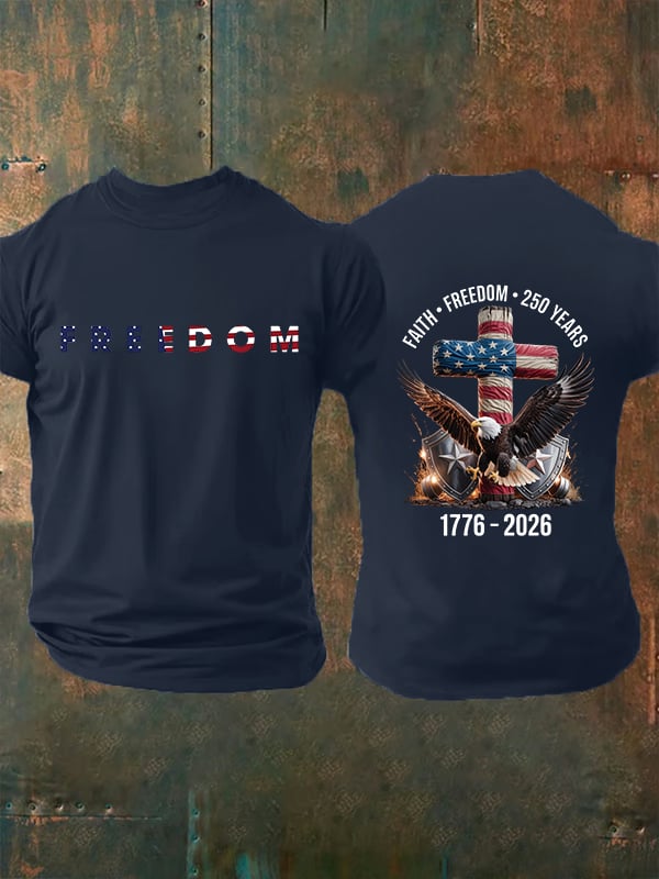Men's American 250th Print T-Shirt