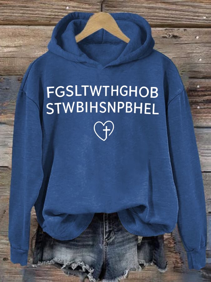 Women's FGSLTWTHGHOB STWBIHSNPBHEL Printed Hoodie