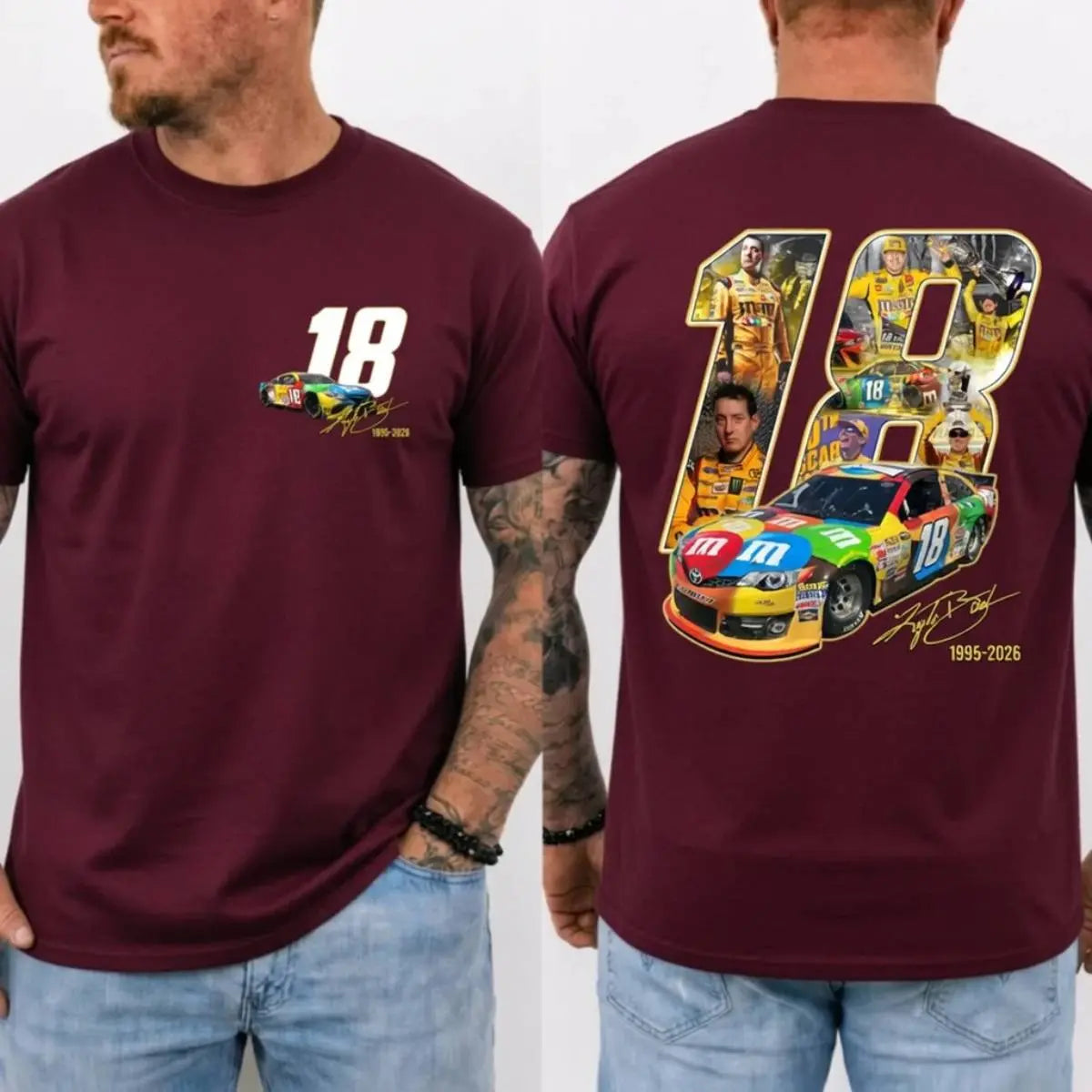 Unisex Kyle Busch 18 Tribute T-Shirt