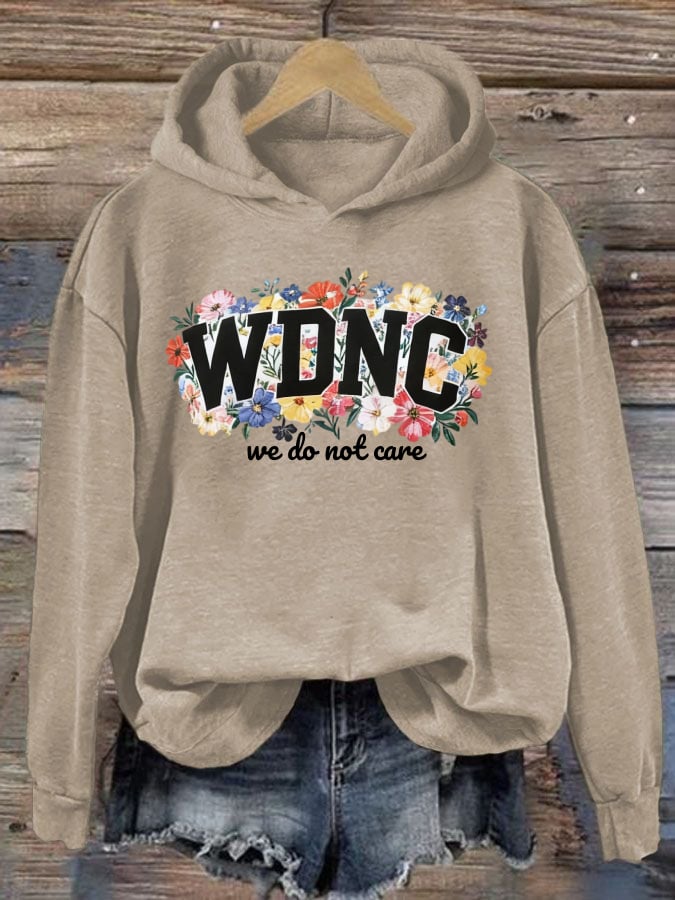 Retro Funny Proud Member Of WDNC Club Menopause Perimenopause Print Hoodie