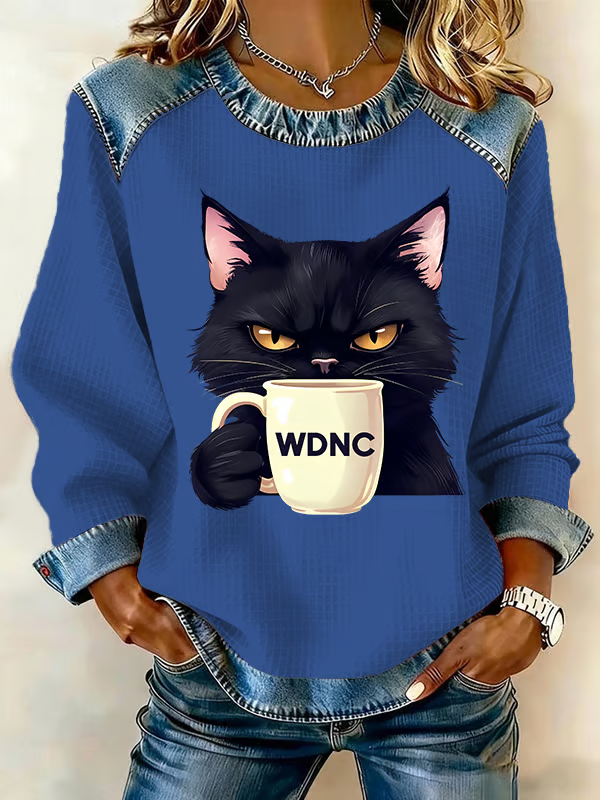 Women's Retro Funny Proud Member Of Club We Do Not Care Menopause Perimenopause Print Sweatshirt