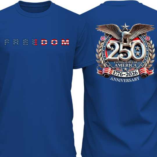 Unisex Freedom 250 Years Anniversary T-Shirt