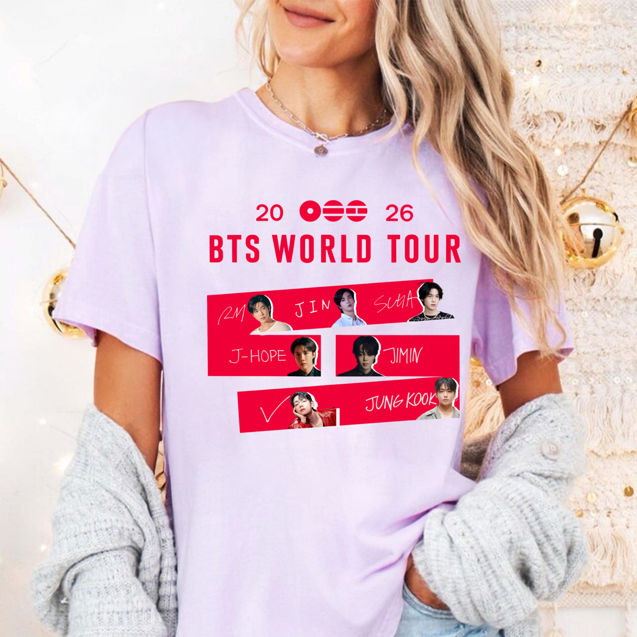 BTS We Are Back 2026 Tour Date T-Shirt