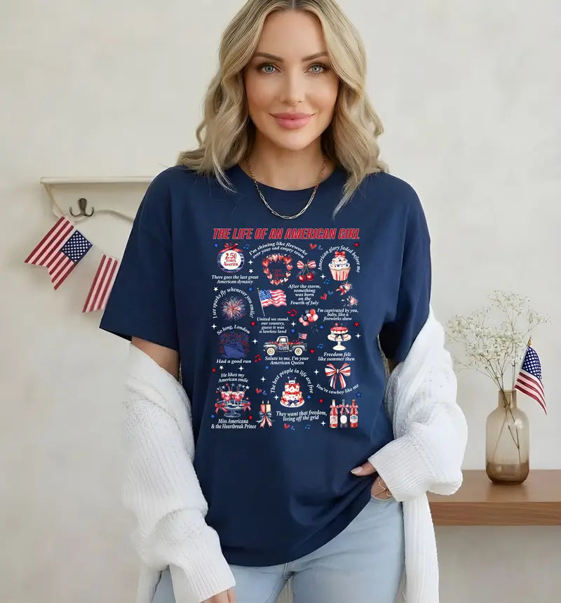 Women's The Life of An American Girl T-Shirt