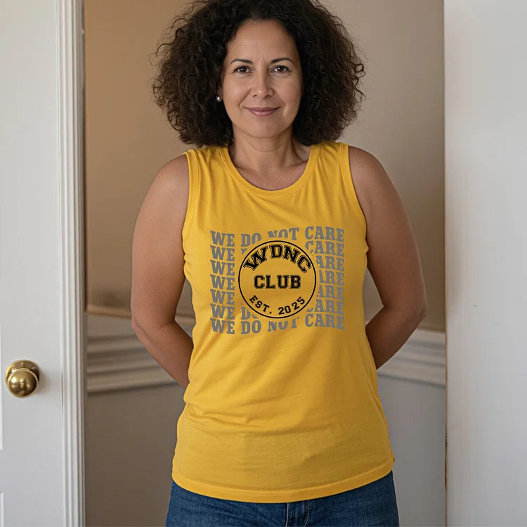 Retro Funny WDNC Menopause Perimenopause Print Tank Top