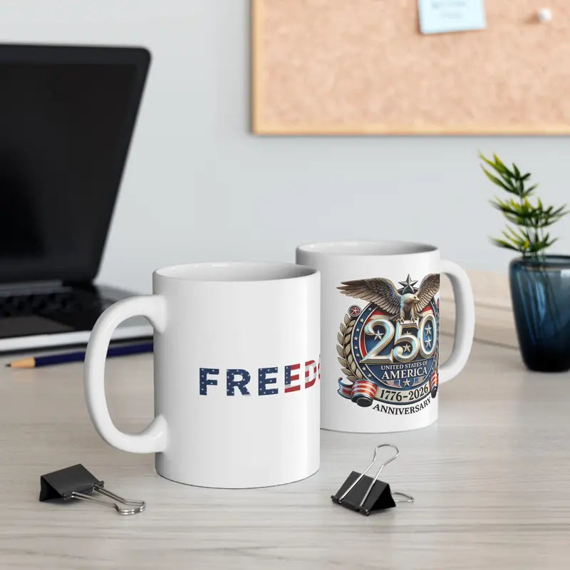 USA 250th Freedom Mug Ceramic Mug