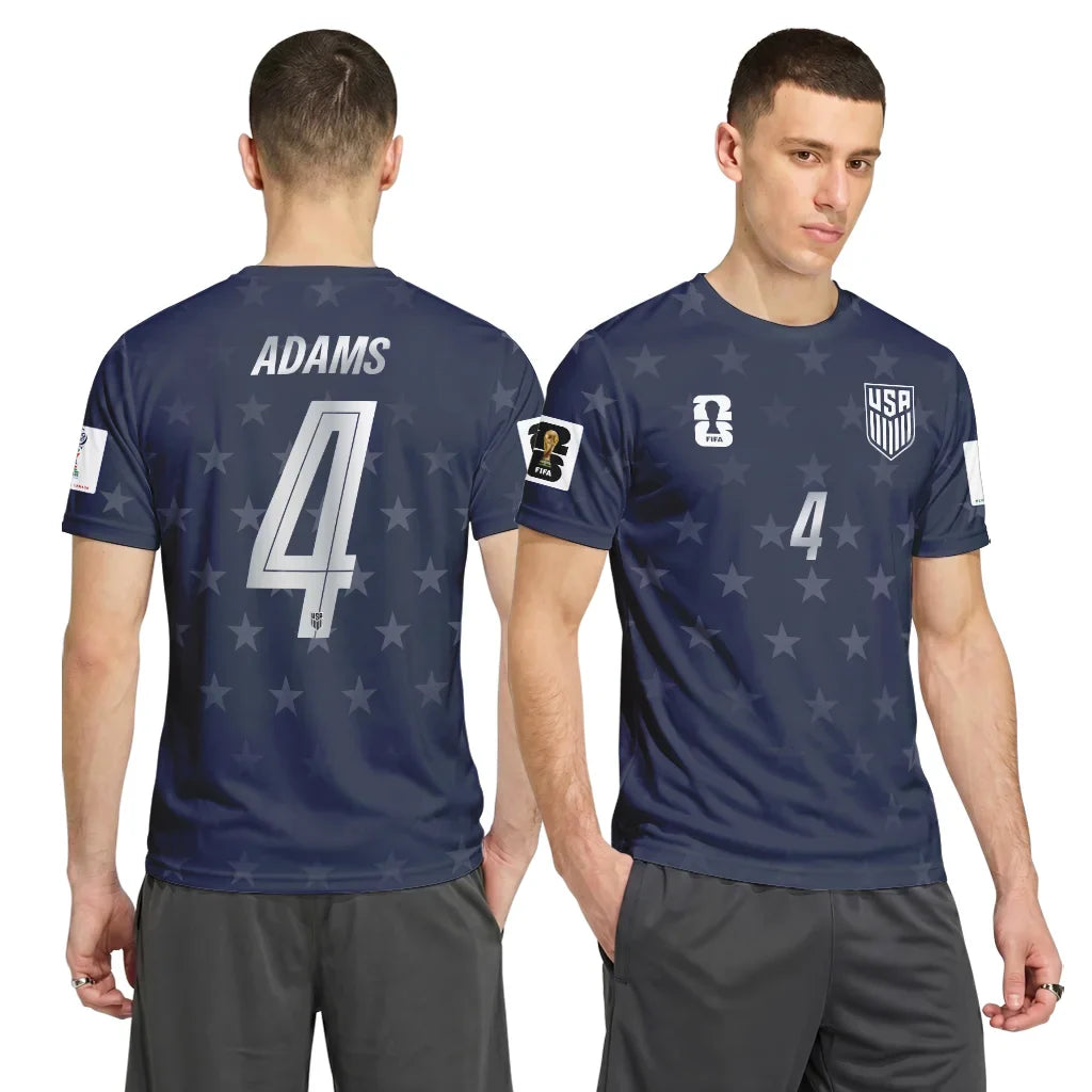 Adams 4 AOP T-Shirt 2026 World Cup USA Away