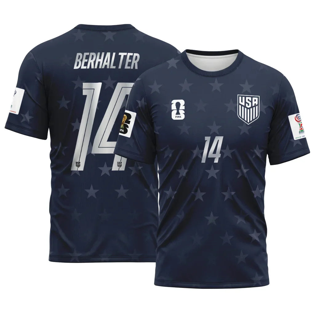 Berhalter 14 AOP T-Shirt 2026 World Cup USA Away