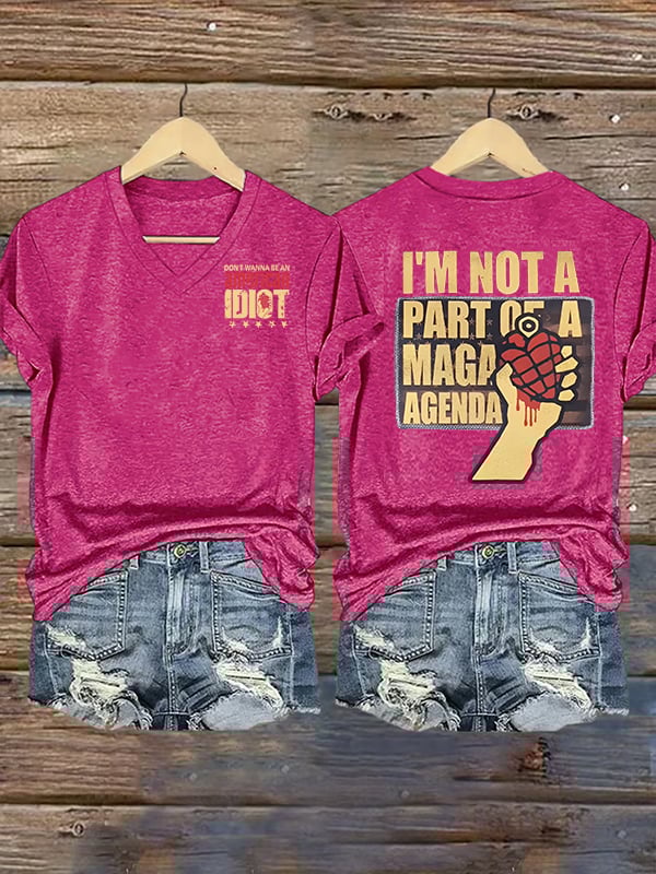 Women's american idiot Print T-Shirt