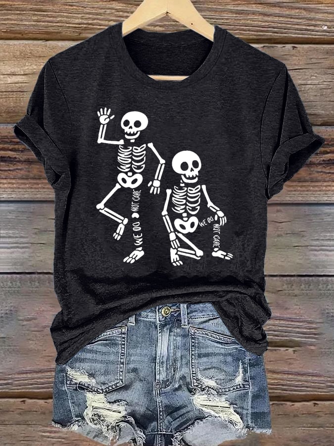 Women's Halloween WDNC Printed Casual T-Shirt