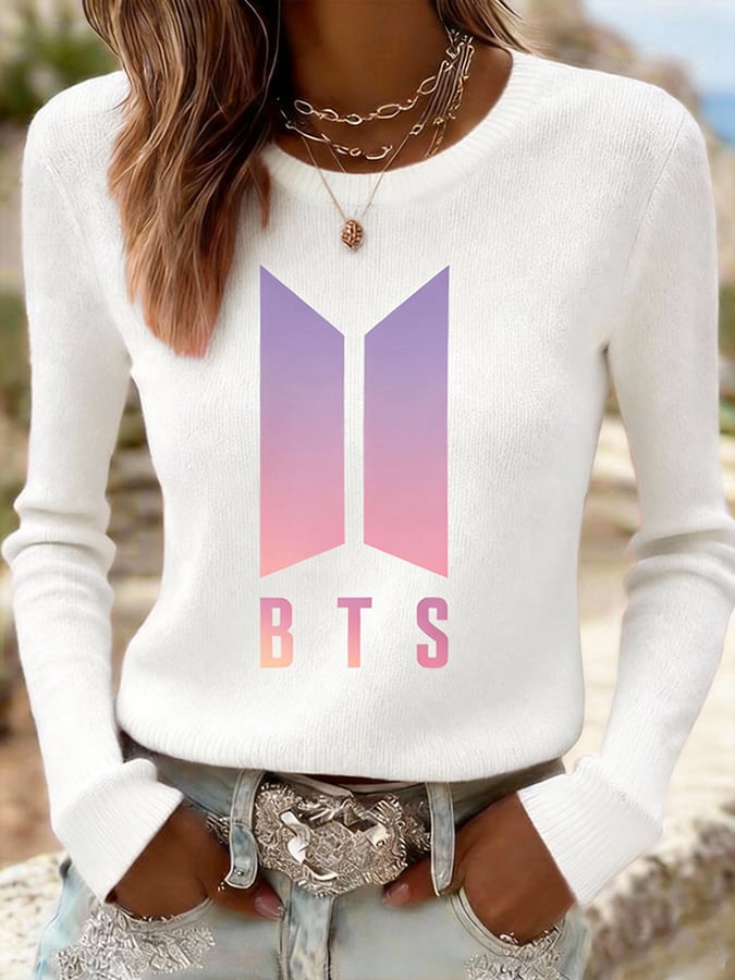 Women's 2026 BTS Printed Top