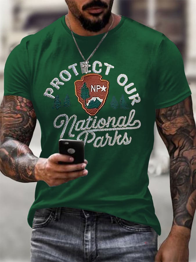 Men's National Park Print T-Shirt