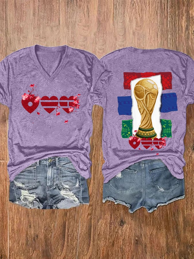 Women's Art Print Casual T-shirt