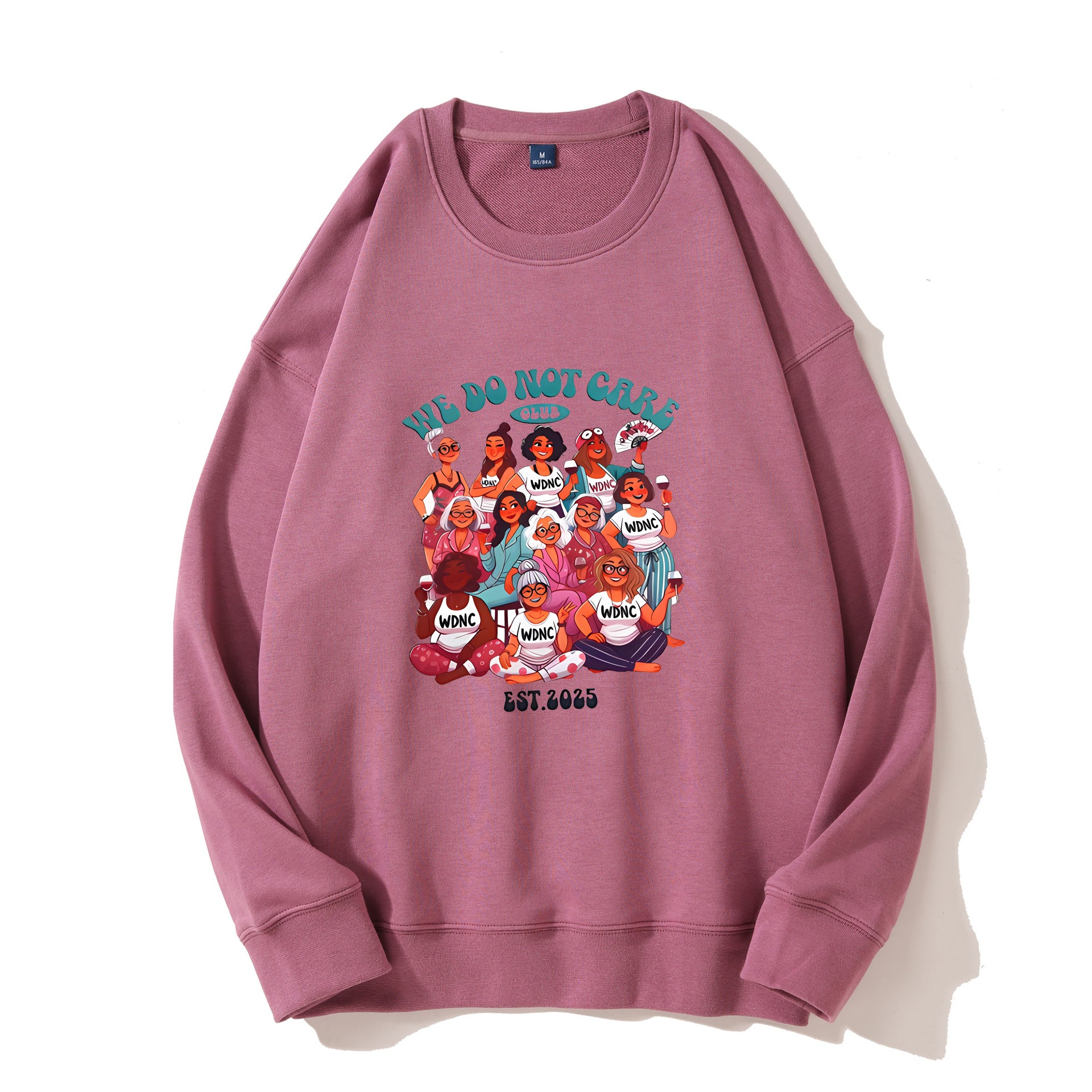 Women's Retro Fun We Don't Care About Menopause/Perimenopause Printed Sweatshirt