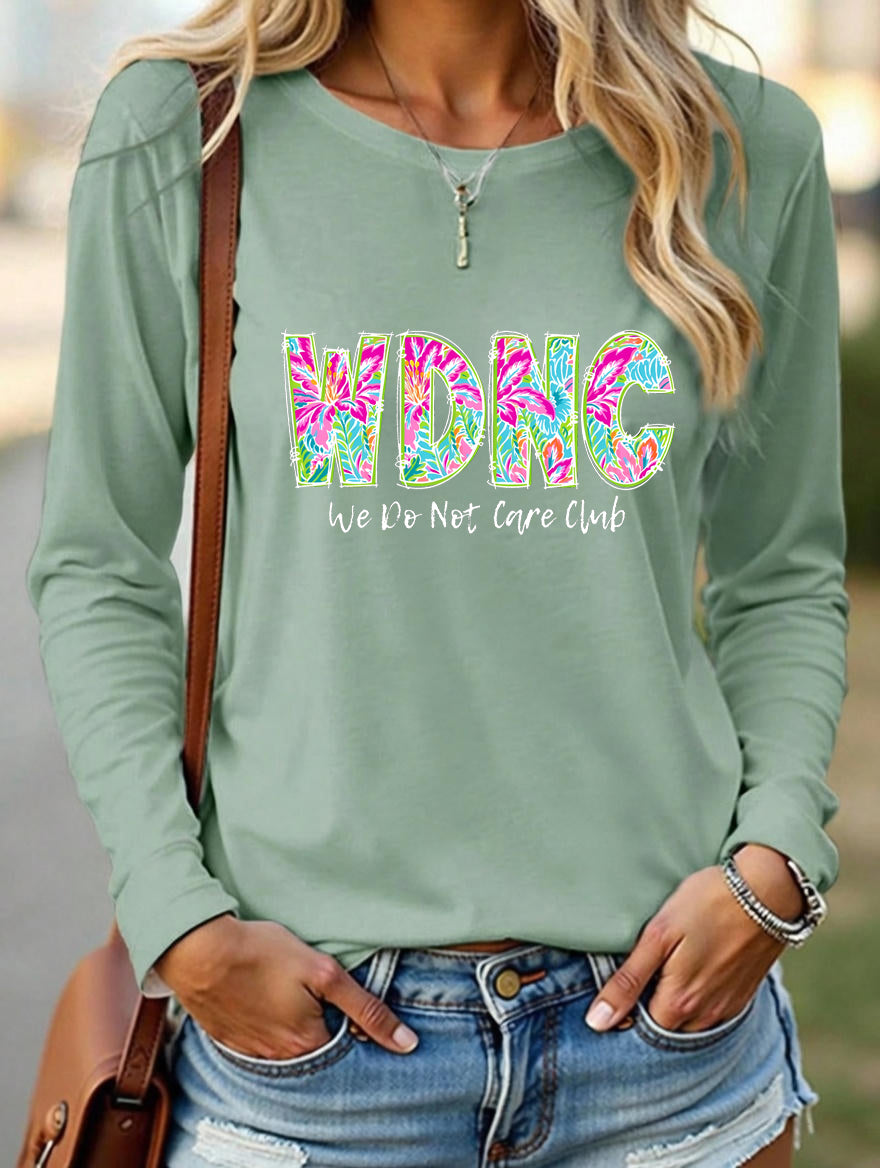 Women's Round neck Retro Funny Proud Member Of Club Menopause Perimenopause Print T-Shirt