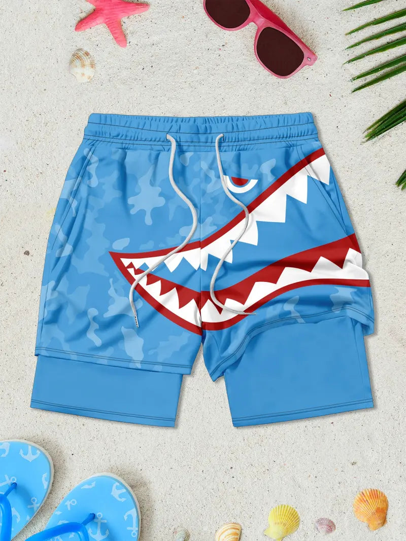 Unisex Summer Quick-Dry Breathable Casual Loose Board shorts