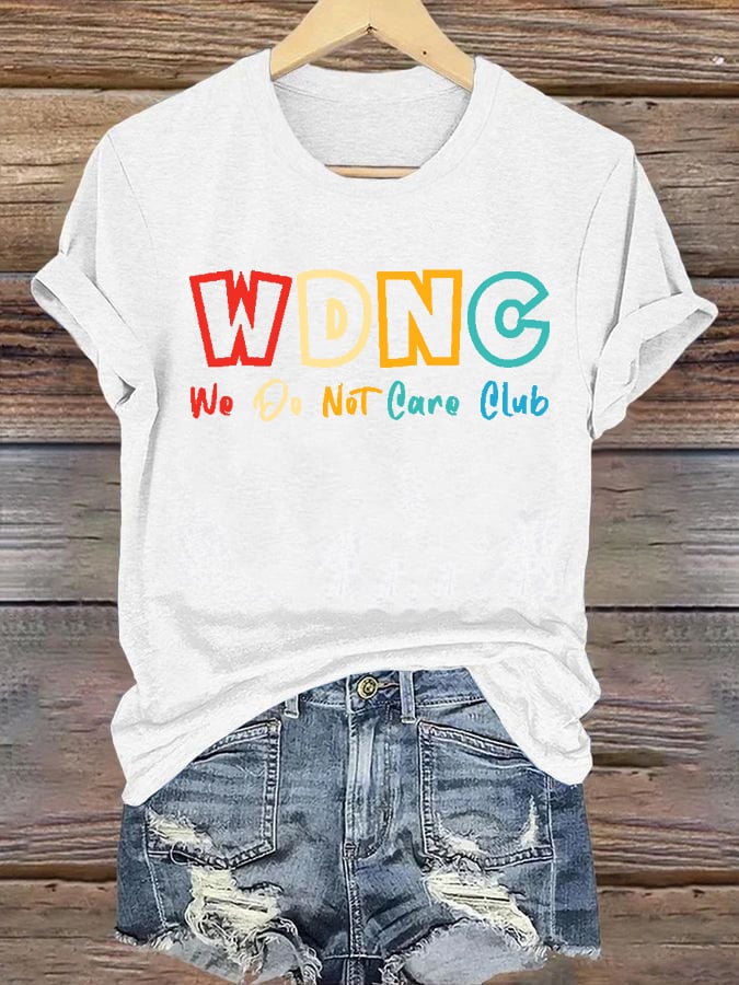 Women's Retro Funny Proud Member Of Club Menopause Perimenopause Print T-Shirt