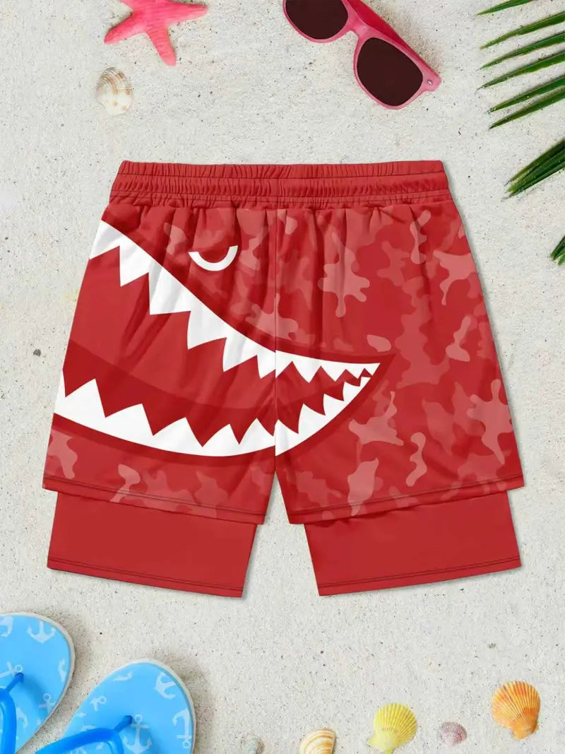 Unisex Summer Quick-Dry Breathable Casual Loose Board shorts