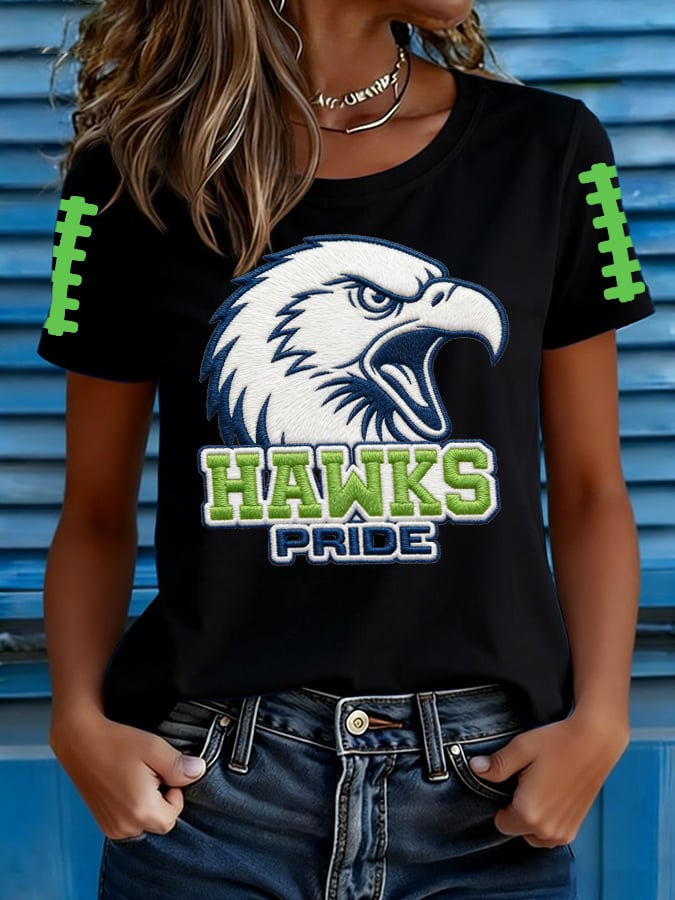 Women's Football Print T-shirt
