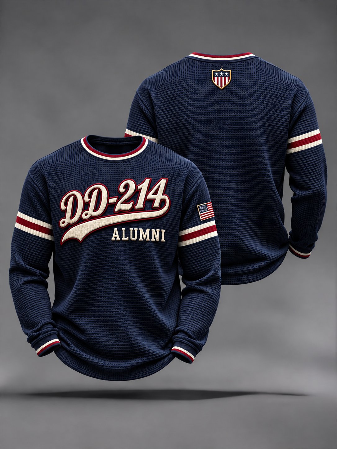 🎖️Men's Casual Veteran Printed Long-Sleeve T-Shirt