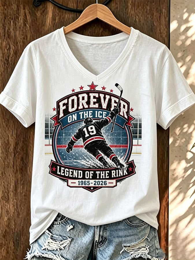 Claude Lemieux V-Neck Tee