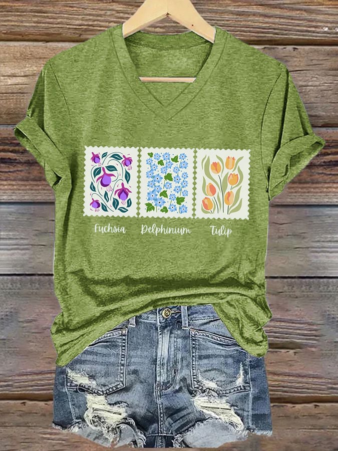 Women's FDT Print Casual T-Shirt