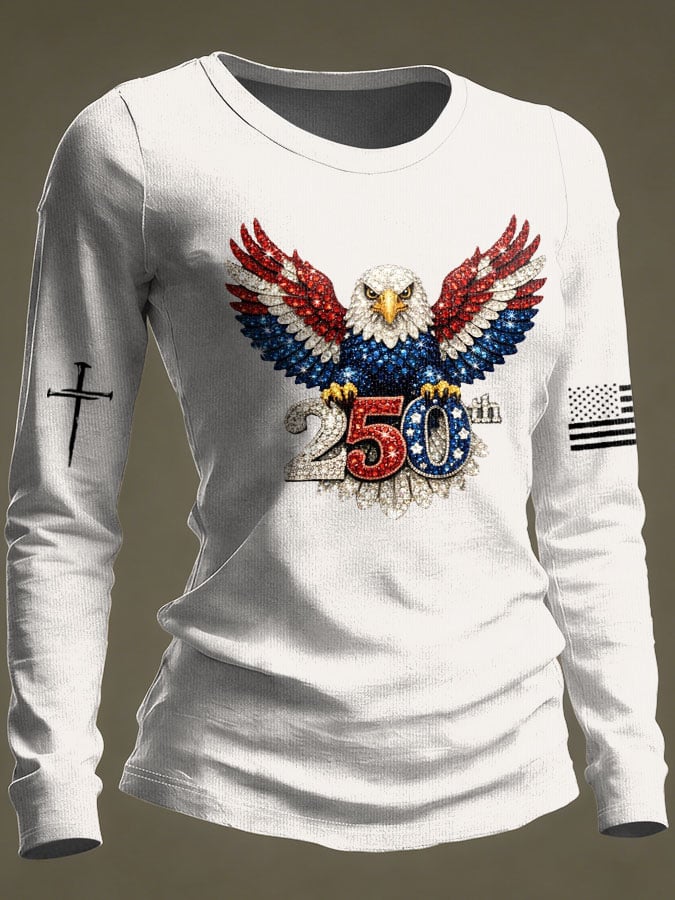 Women's 250th Anniversary Casual Printed Top