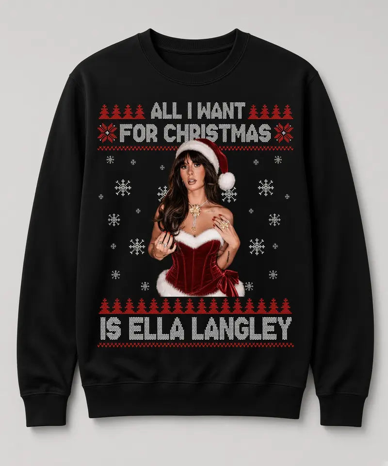 Unisex Christmas Country Music Graphic Hoodie & Crewneck Sweatshirt – The Ultimate Holiday Gift for Country Music Fans 🎄🤠🎸