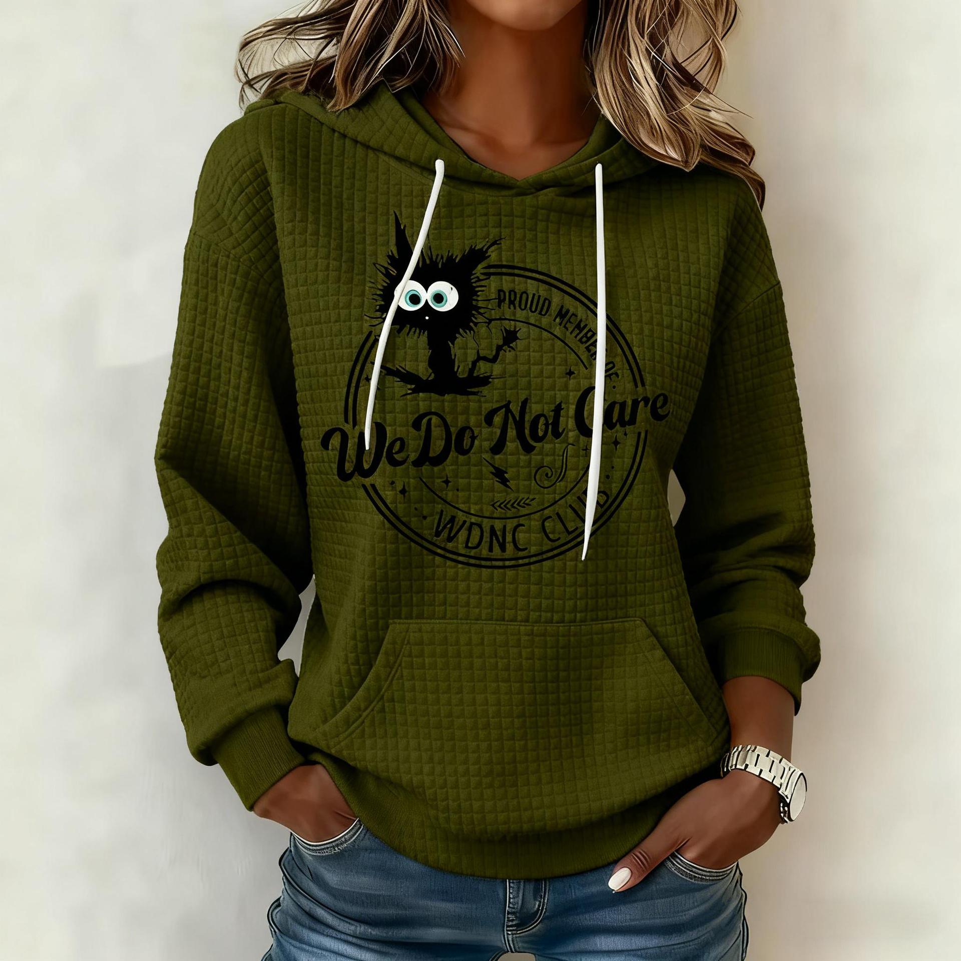 Retro Funny Proud Member Of WDNC Club We Do Not Care Menopause Perimenopause Print Hoodie