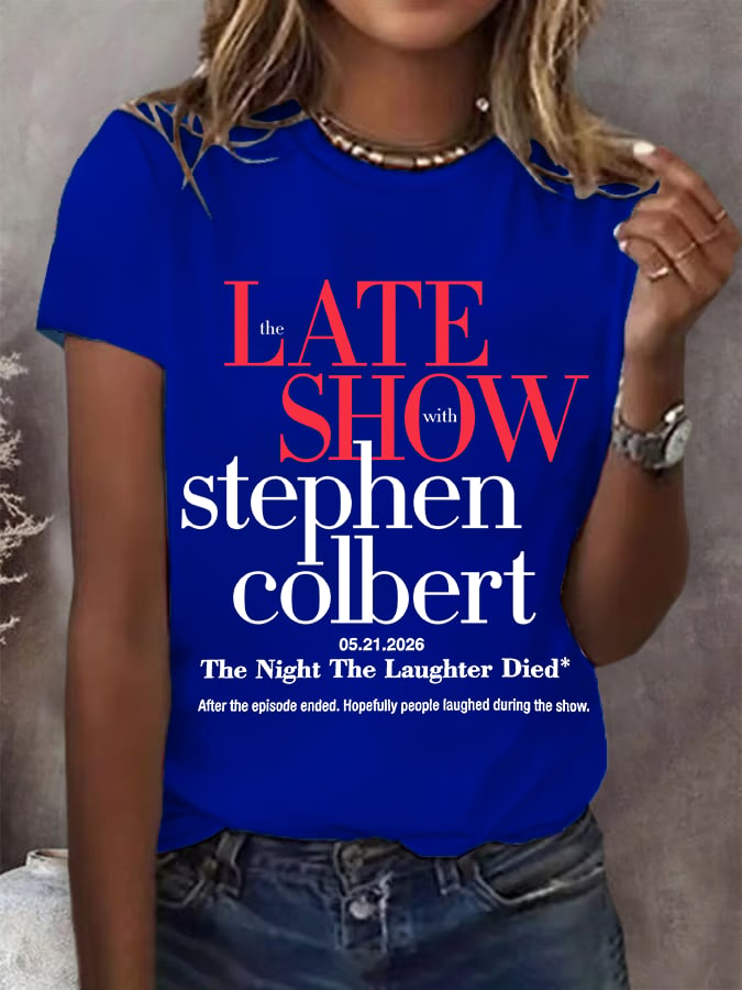 Women's Retro Last Show Print T-Shirt
