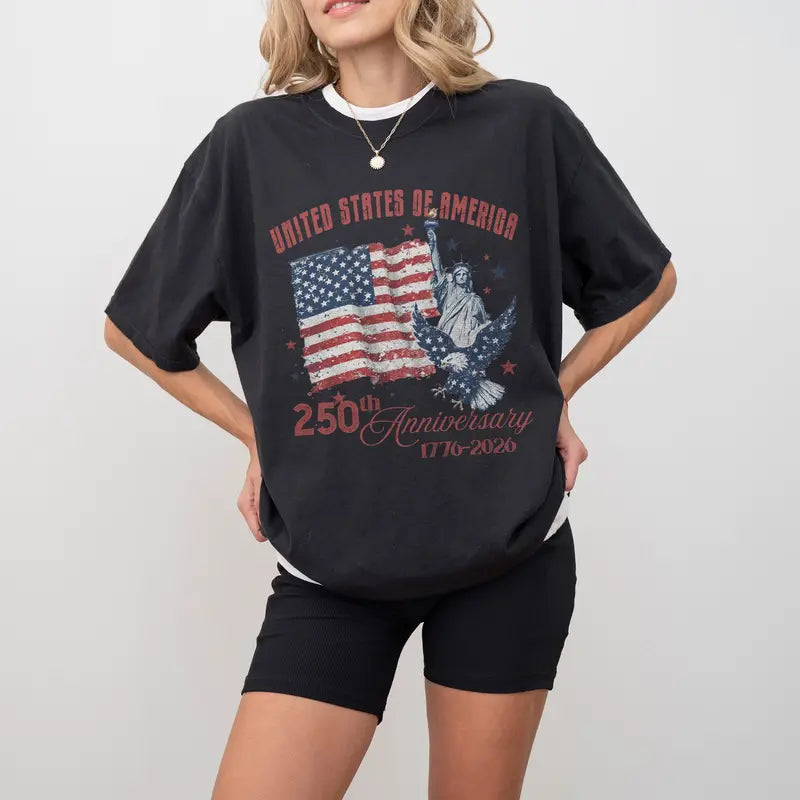 Women's America 250th Anniversary Comfort Colors Shirt