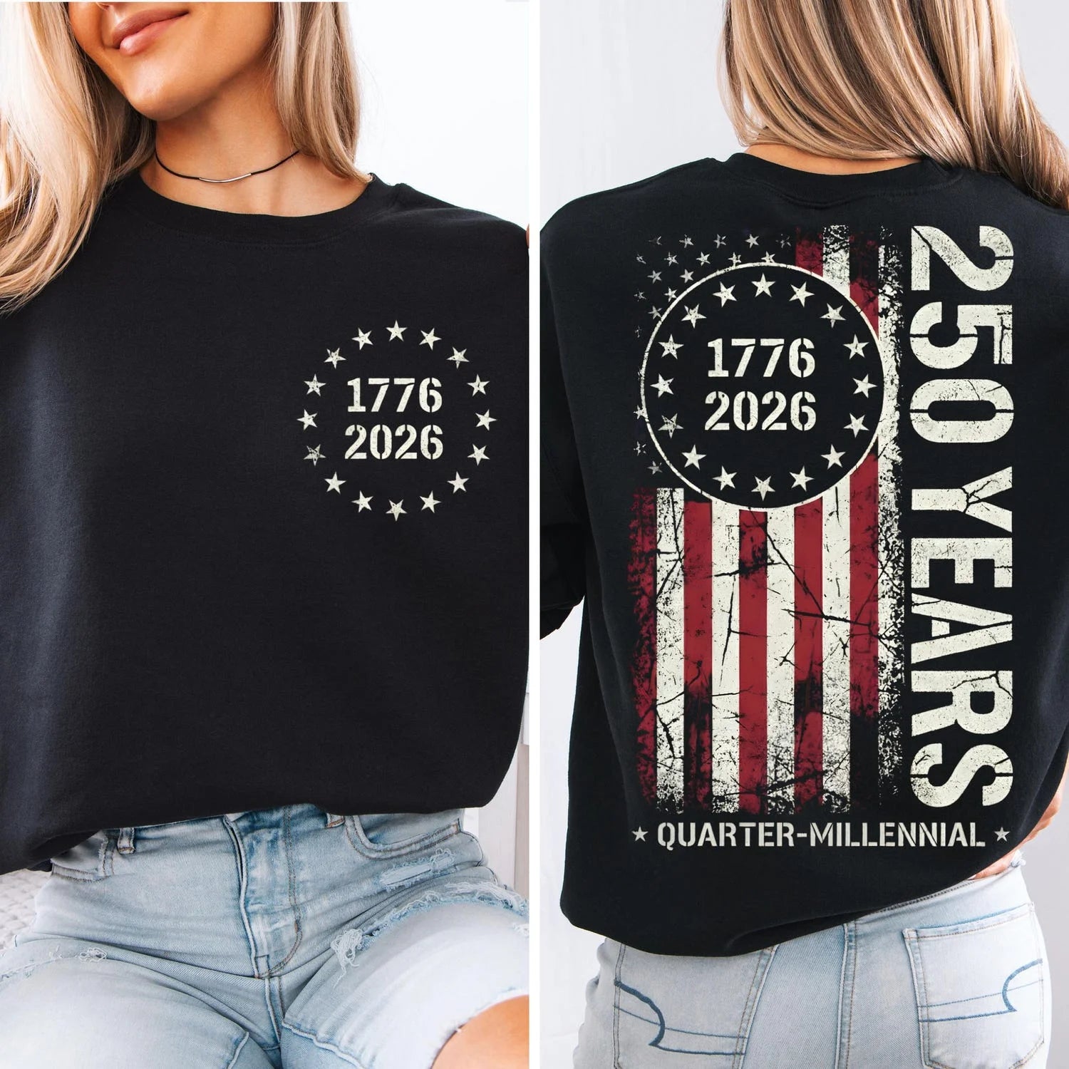 America 250 Anniversary 1776–2026 USA T-Shirt
