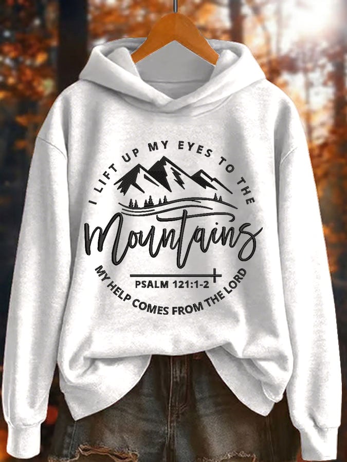 Women's Faith Print Hoodie