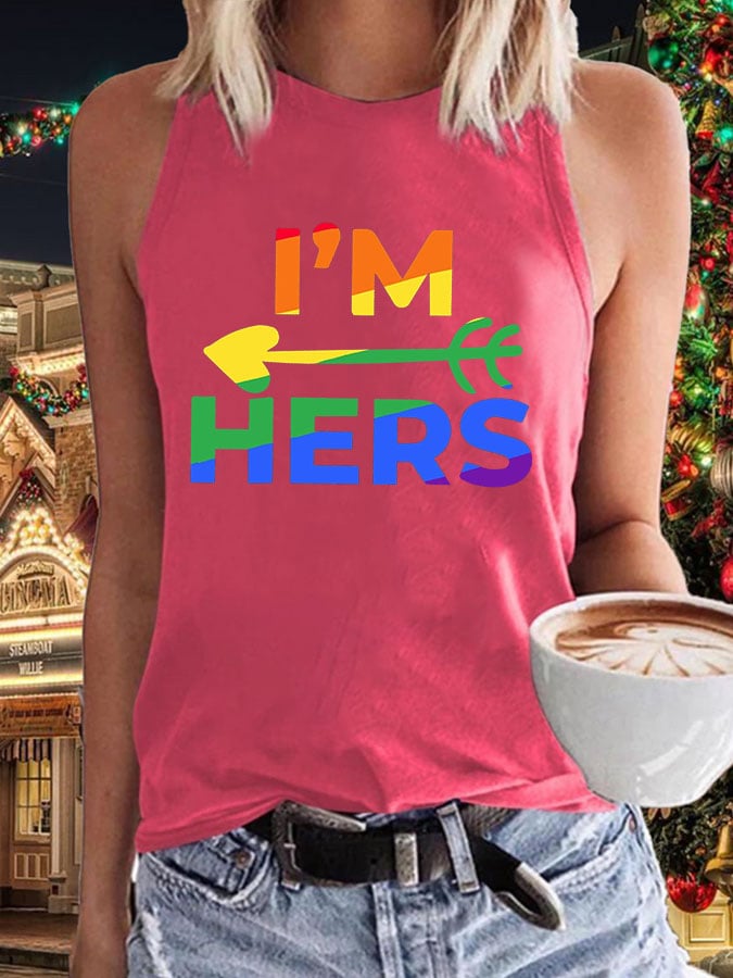Women's I'm Hers Print Tank Top