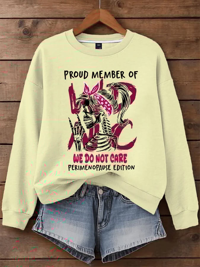 Women's WDNC Menopause And Perimenopause Print Sweatshirt