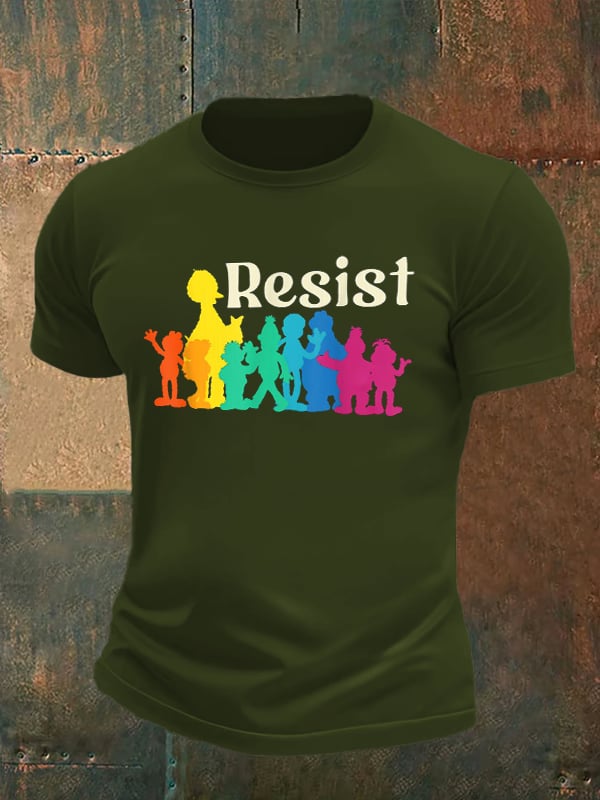 Men's Resist Printed Casual T-Shirt