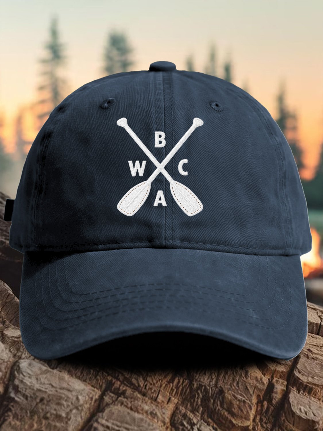 Retro Save The BWCA Save Boundary Waters Canoe Area Wilderness Print Baseball Cap