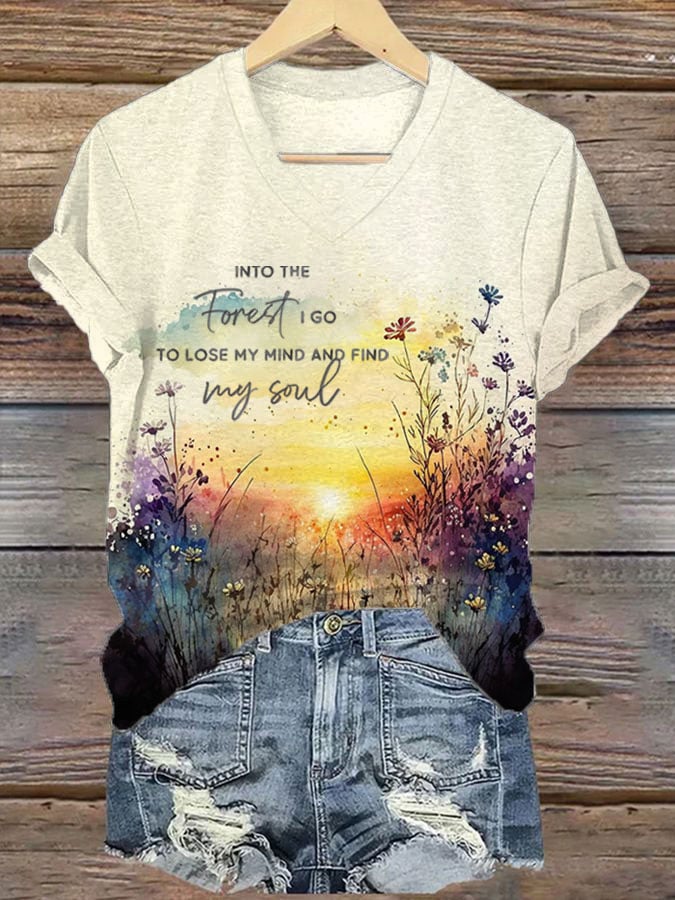 Women's National Park Print T-shirt
