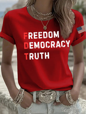 🔥Buy 3 Get 15% Off🔥Women's casual FDT loose T-shirt