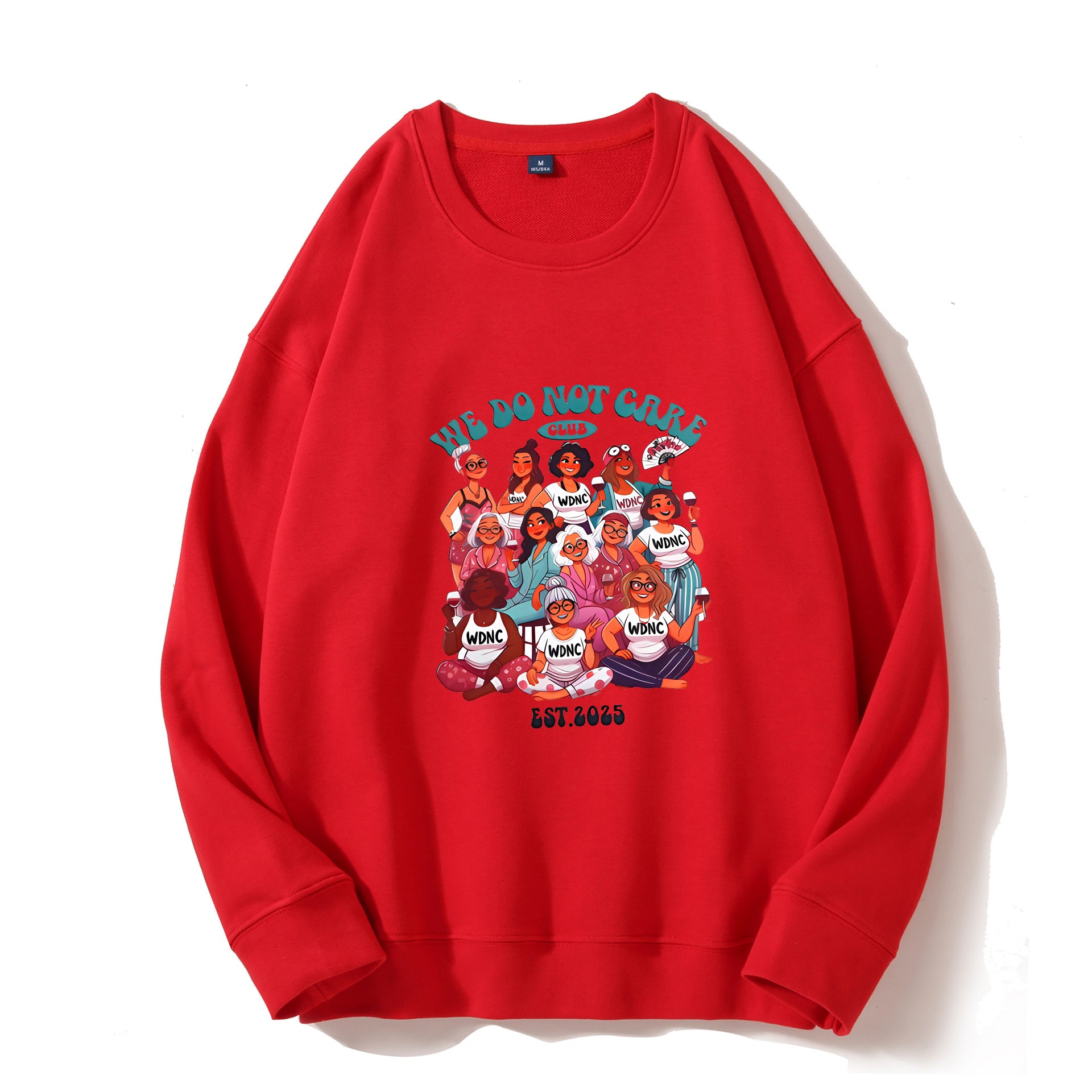 Women's Retro Fun We Don't Care About Menopause/Perimenopause Printed Sweatshirt