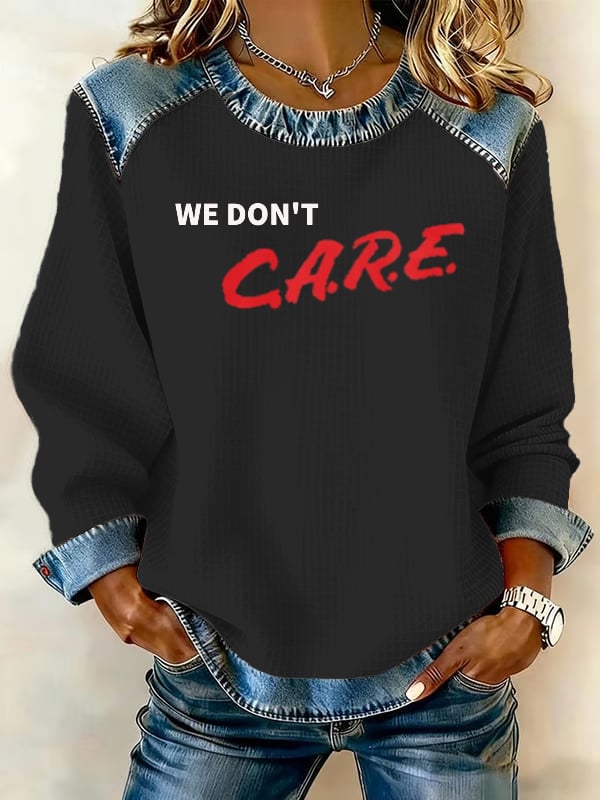 Women's Retro Funny Proud Member Of Club We Do Not Care Menopause Perimenopause Print Sweatshirt