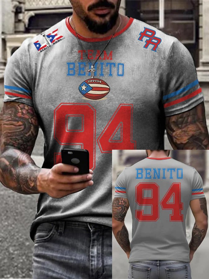 Men's Printed Short-Sleeve T-Shirt