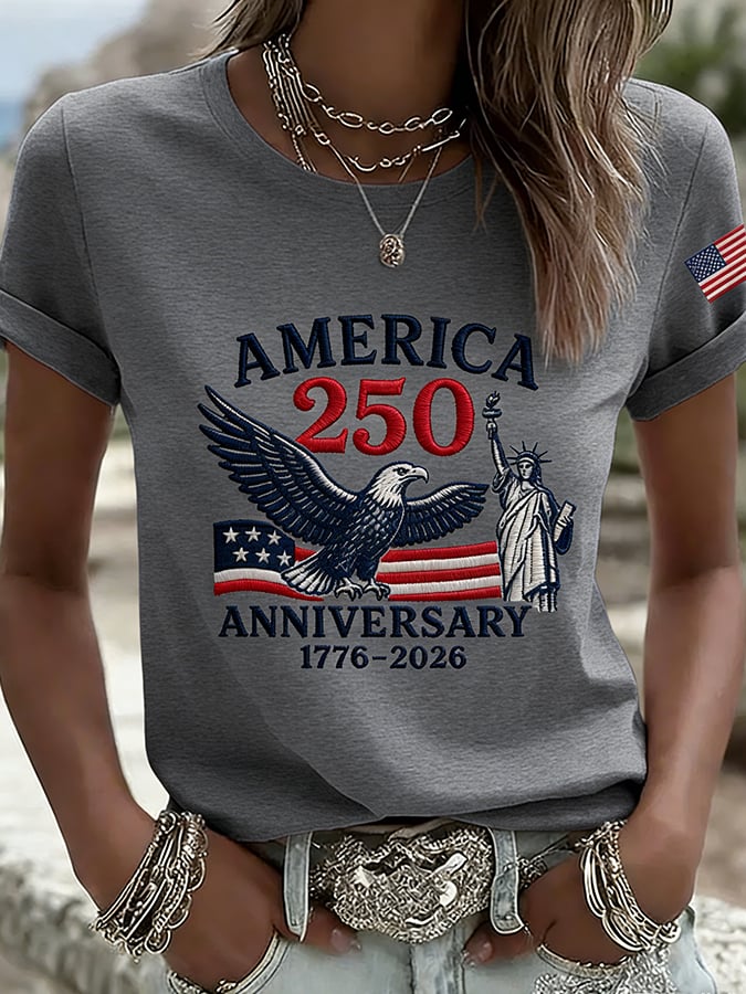 Women's America 250th Anniversary Print T-Shirt