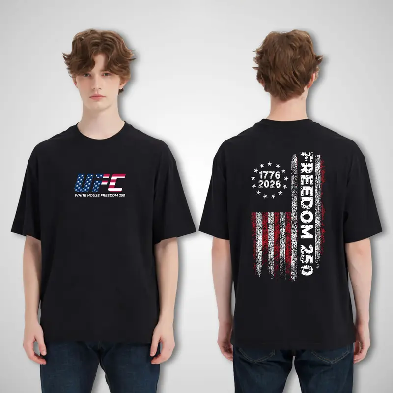Unisex UFC Freedom 250 Heat-Printed T-shirt