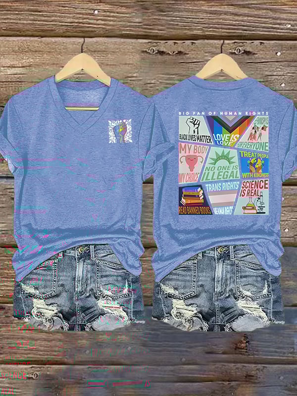 Women's speaks my beliefs Print T-Shirt