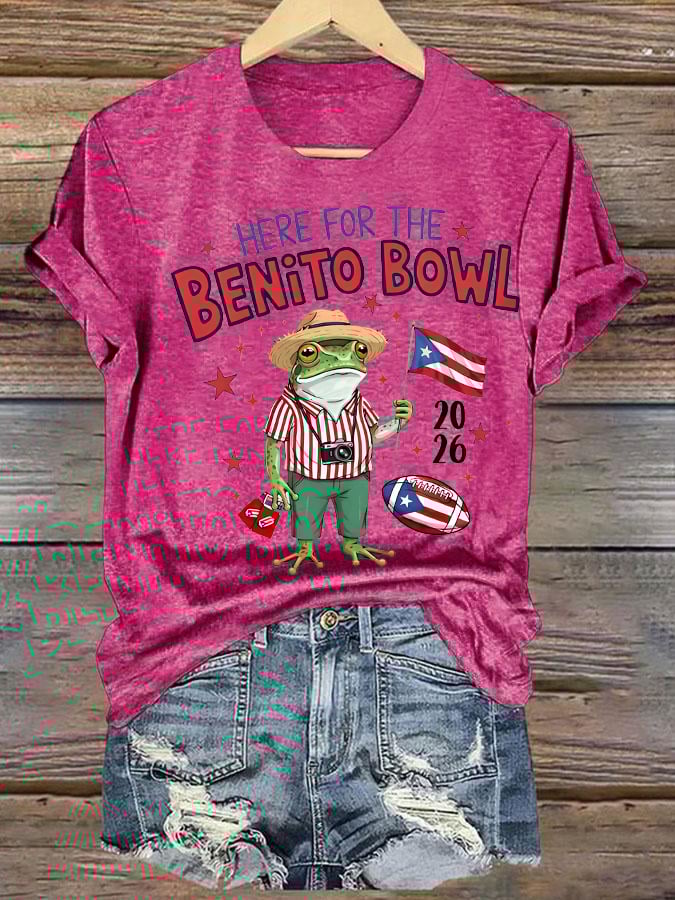 Women's Benito Bowl Puerto Rico Football T-Shirt