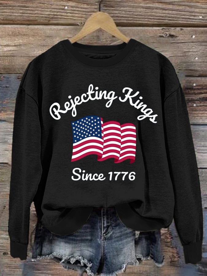 Women's Rejecting Kings Print Sweatshirt
