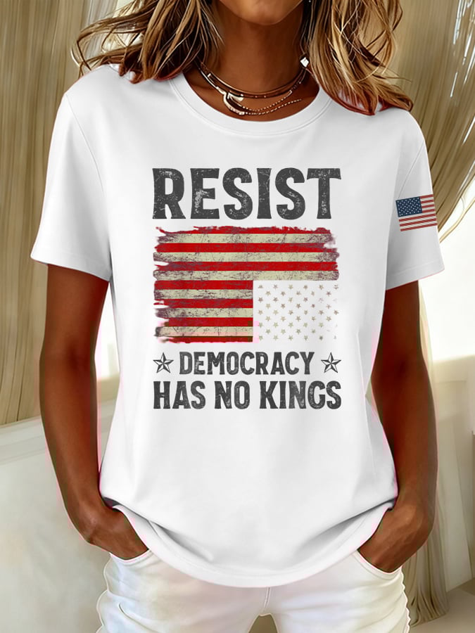 Women's casual FDT loose cotton T-shirt