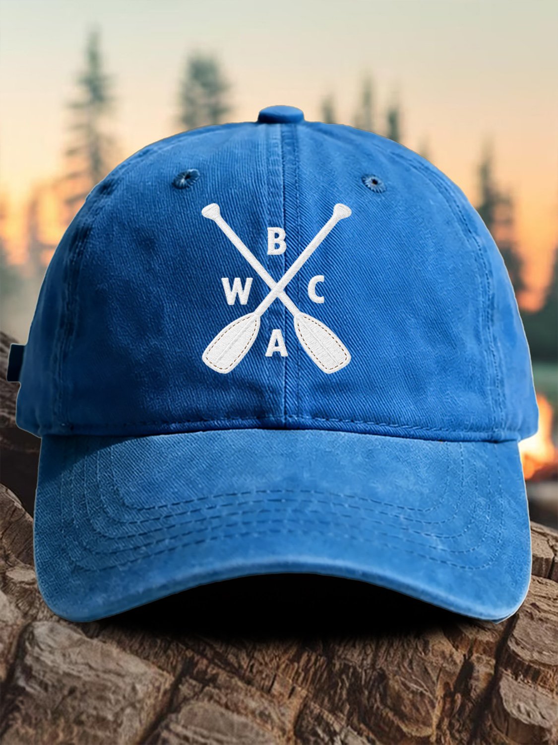 Retro Save The BWCA Save Boundary Waters Canoe Area Wilderness Print Baseball Cap